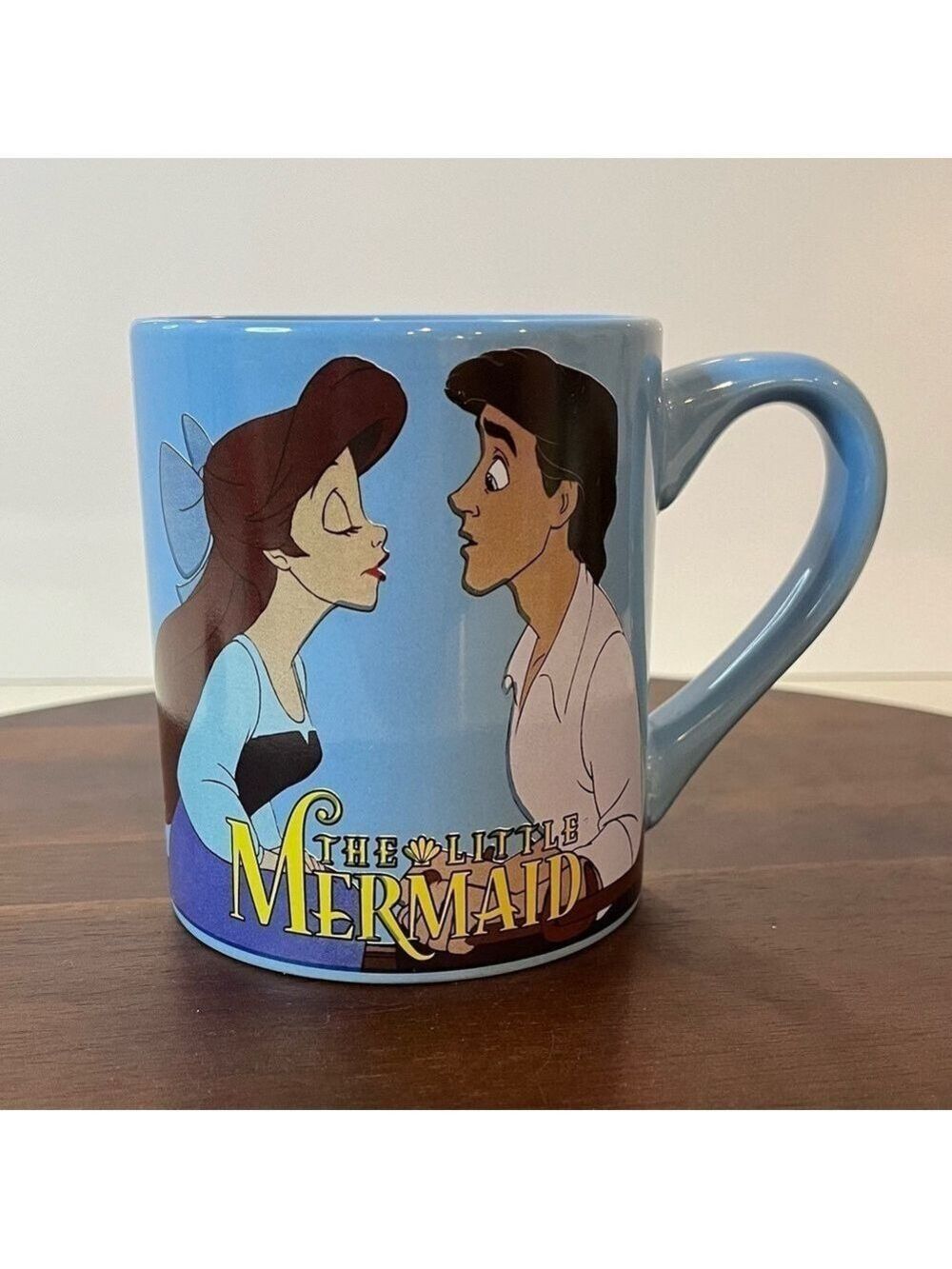 Disney The Little Mermaid “Kiss the Girl” Mug – Ariel & Eric – Blue Ceramic